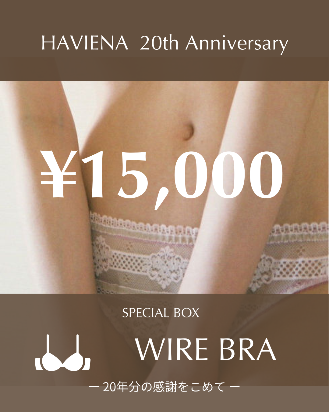 【ワイヤー入り】Anniversary Box (15,000円)