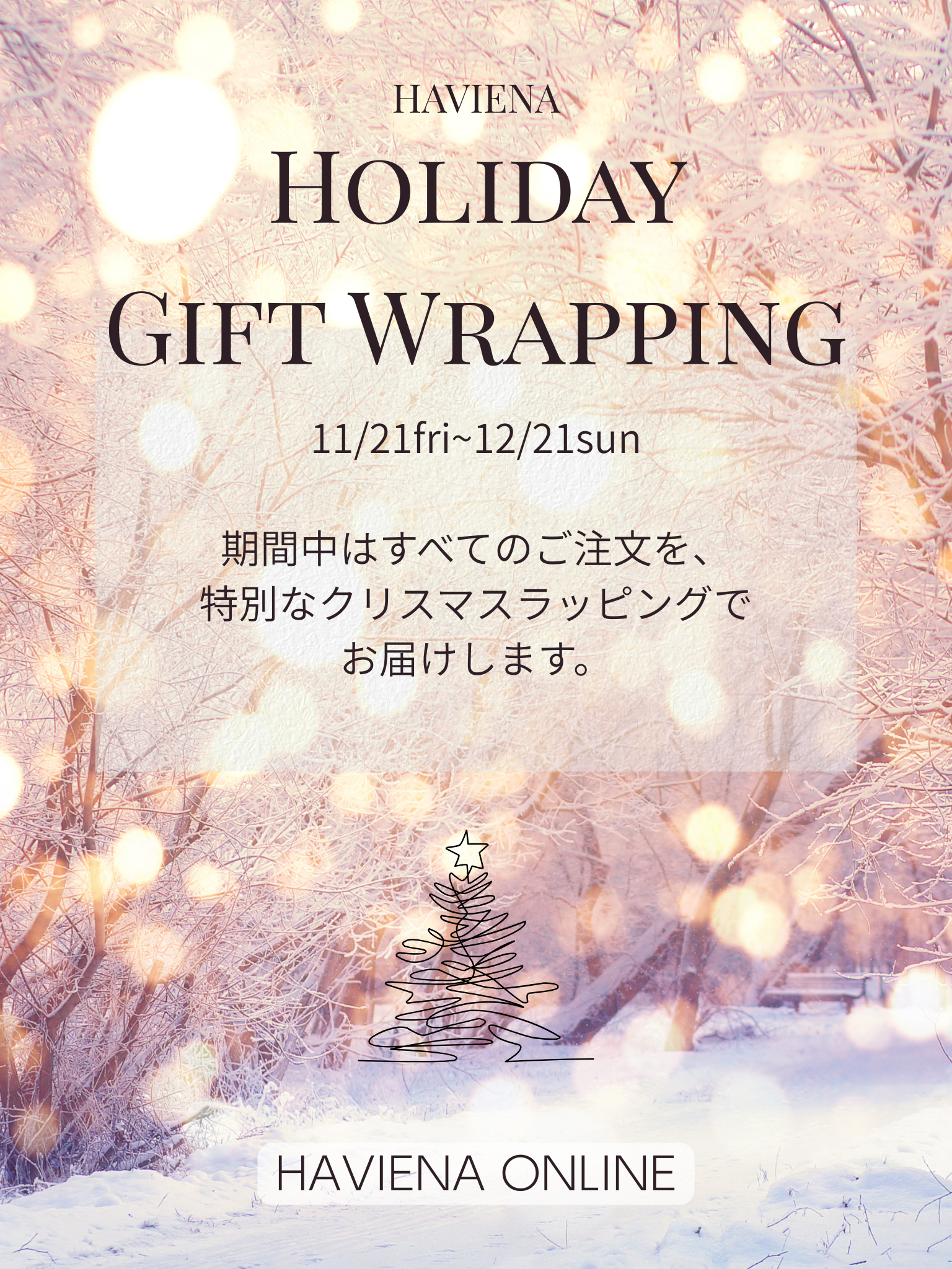 HOLIDAY GIFT WRAPPING CAMPAIN!