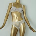 総レース<br>ワイヤーブラ・ショーツセット<br>Neige(ネージュ)2